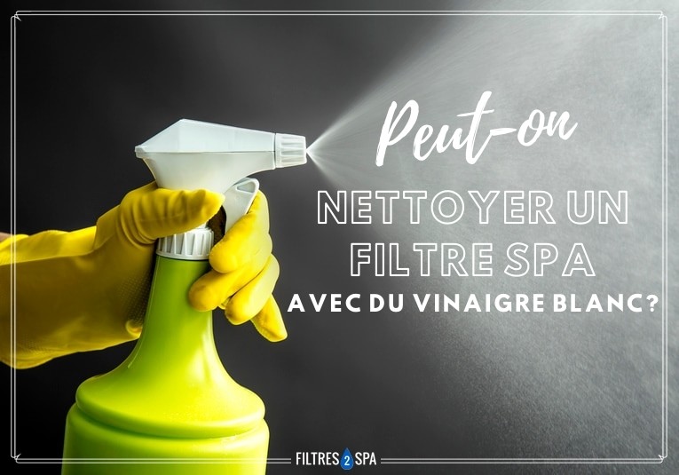peut on nettoyer un filtre spa avec du vinaigre blanc